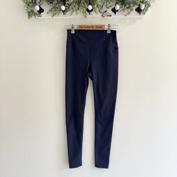 Alo Navy Airlift High Waist Legging KS Medium - Picture 1 of 4